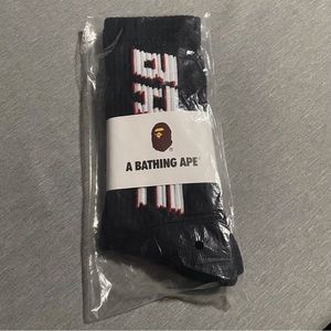 BAPE college socks